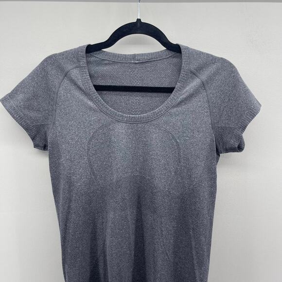 Lululemon Run Swiftly Tech Short Sleeve Tee Womens 8 Inkwell / Black - Picture 3 of 8